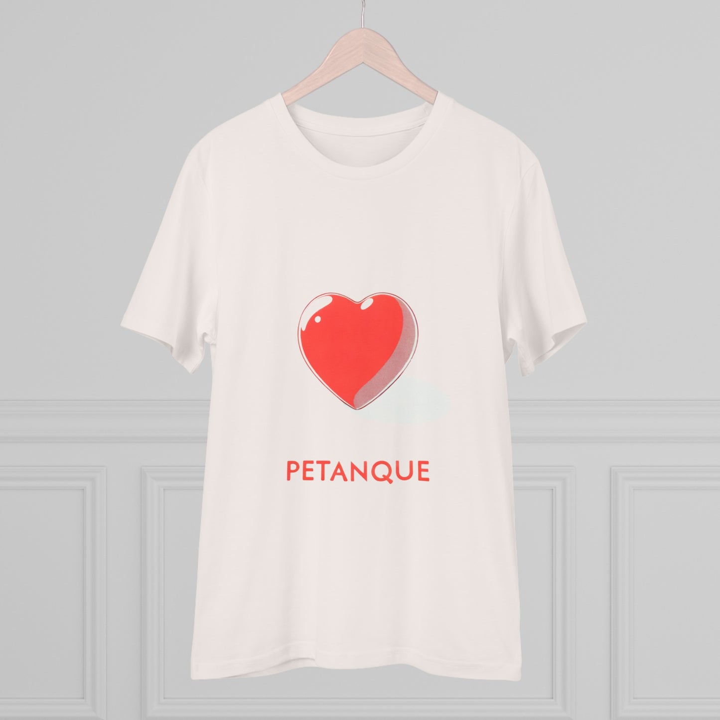Organic T-shirt - Heart with Boule Shadow