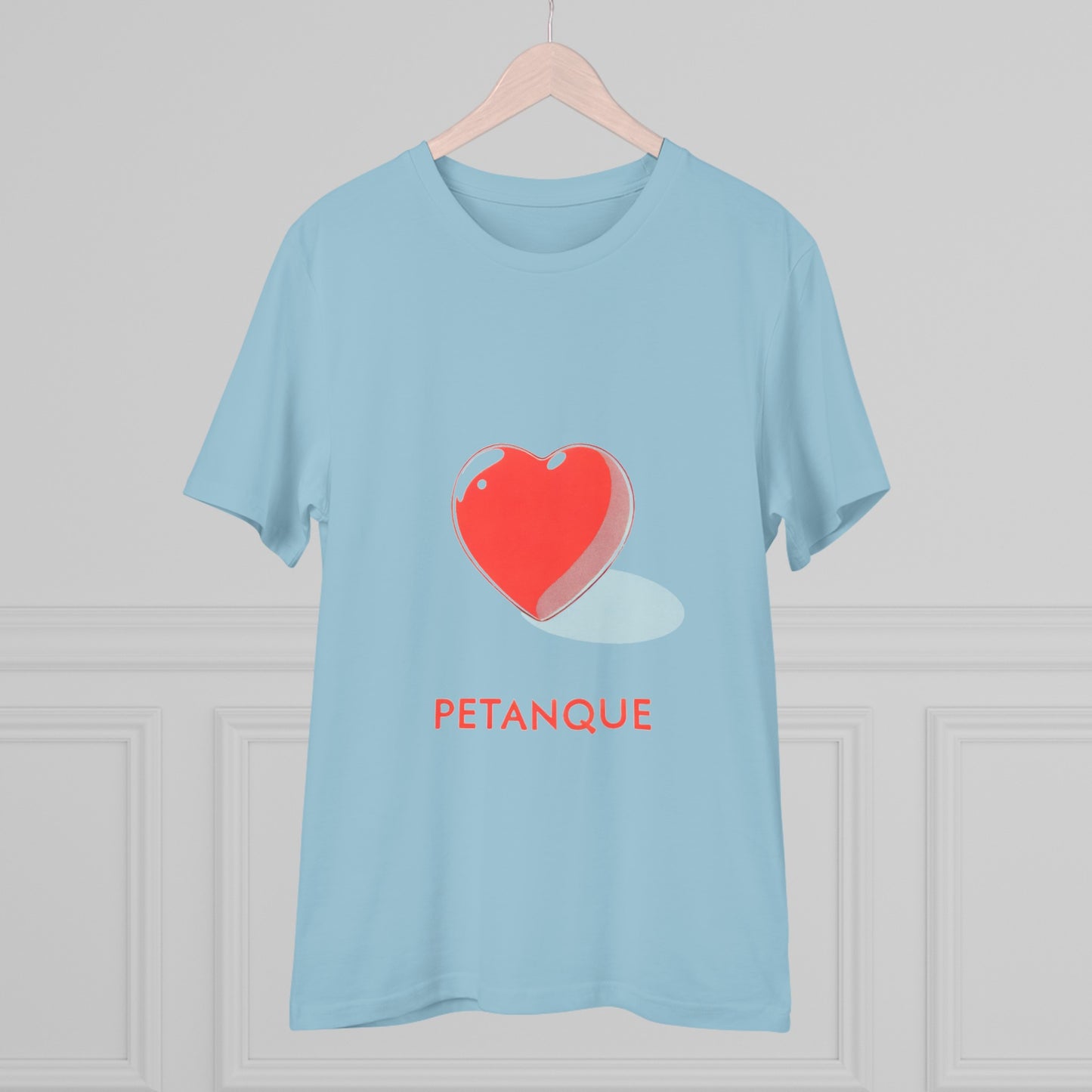 Organic T-shirt - Heart with Boule Shadow