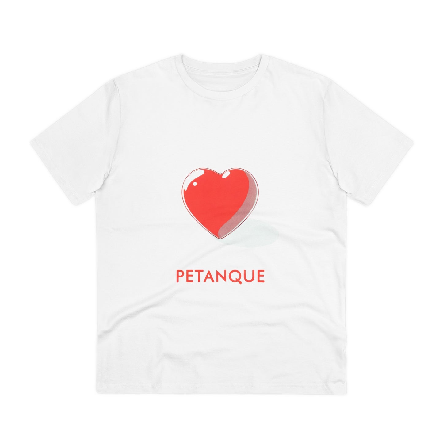 Organic T-shirt - Heart with Boule Shadow