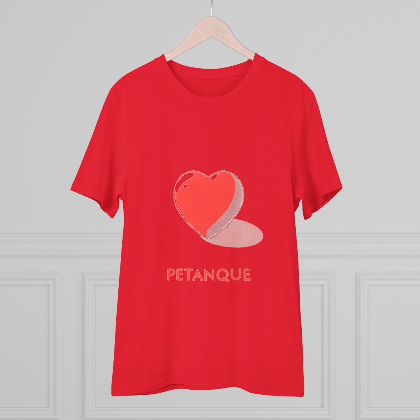 Organic T-shirt - Heart with Boule Shadow