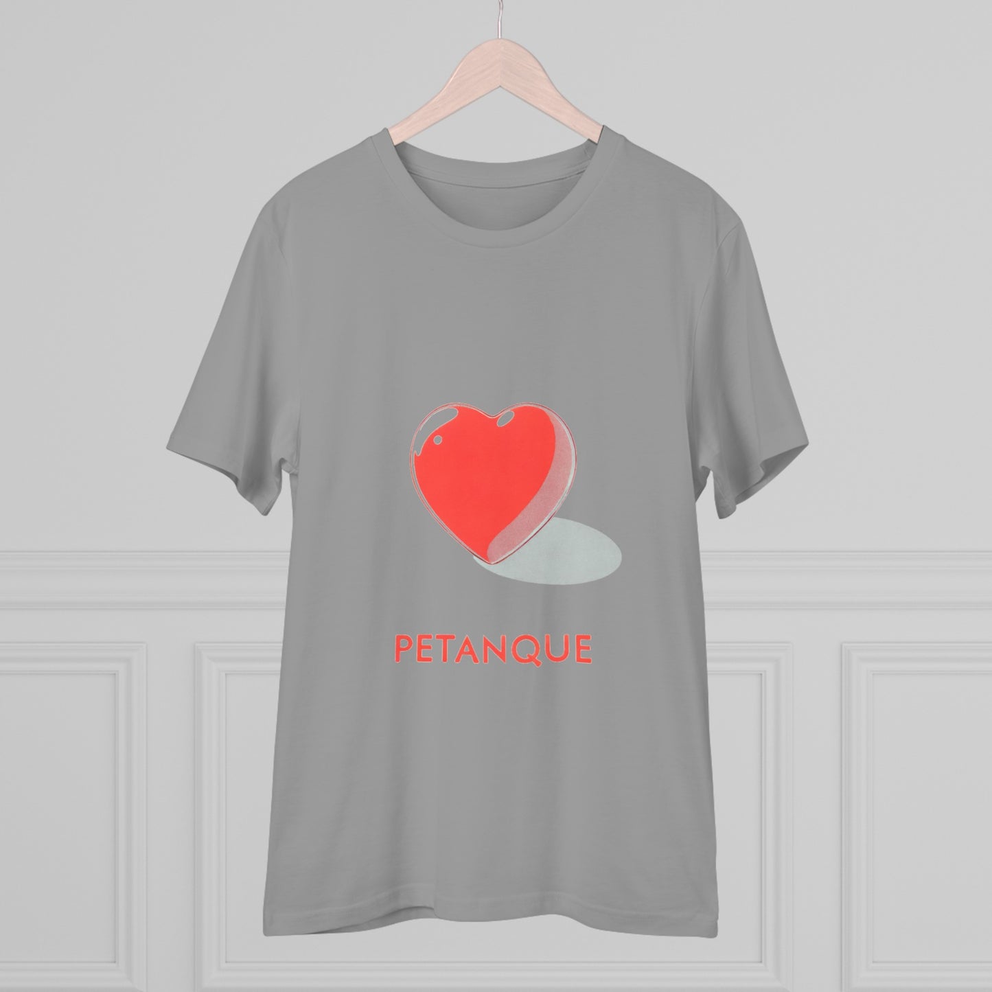 Organic T-shirt - Heart with Boule Shadow