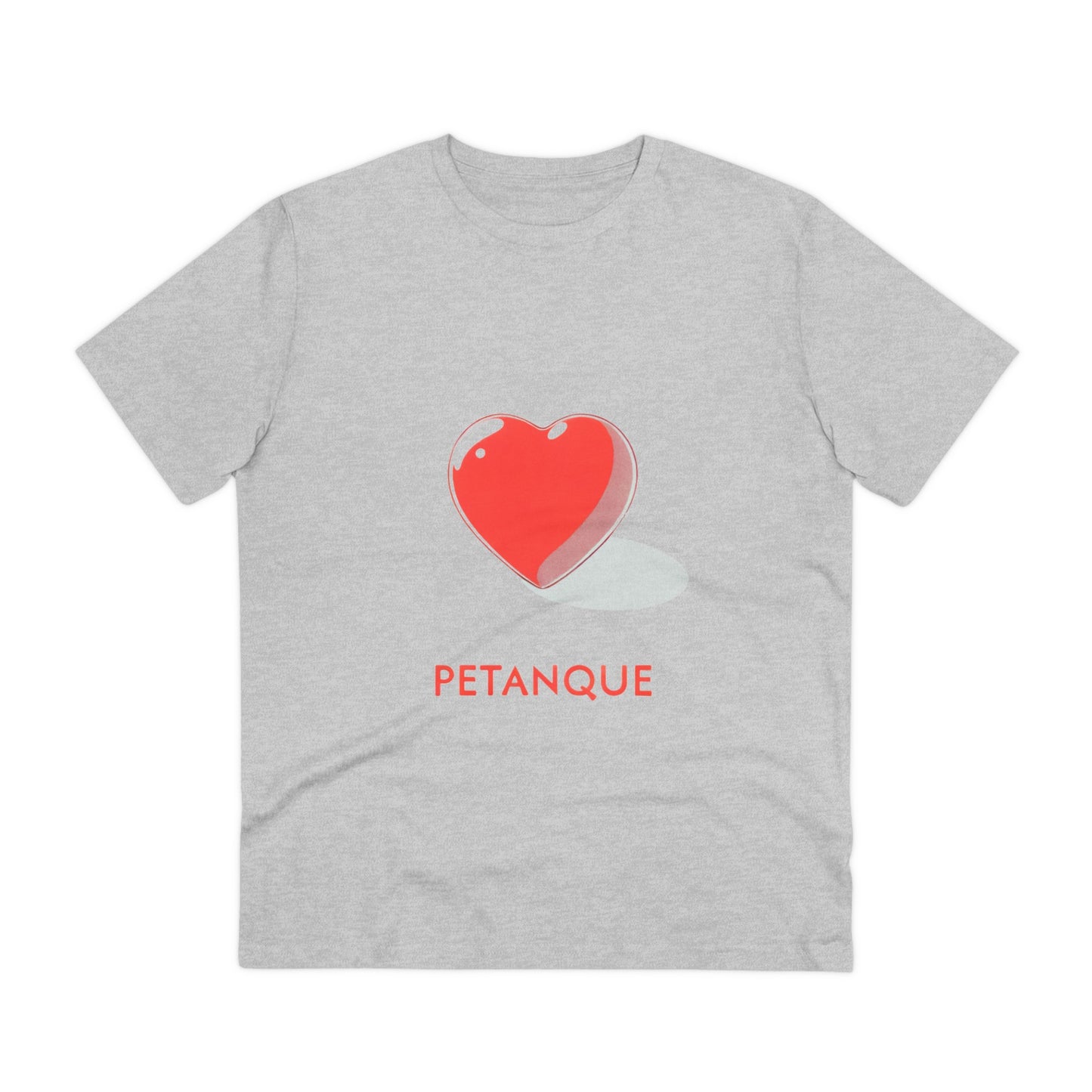 Organic T-shirt - Heart with Boule Shadow
