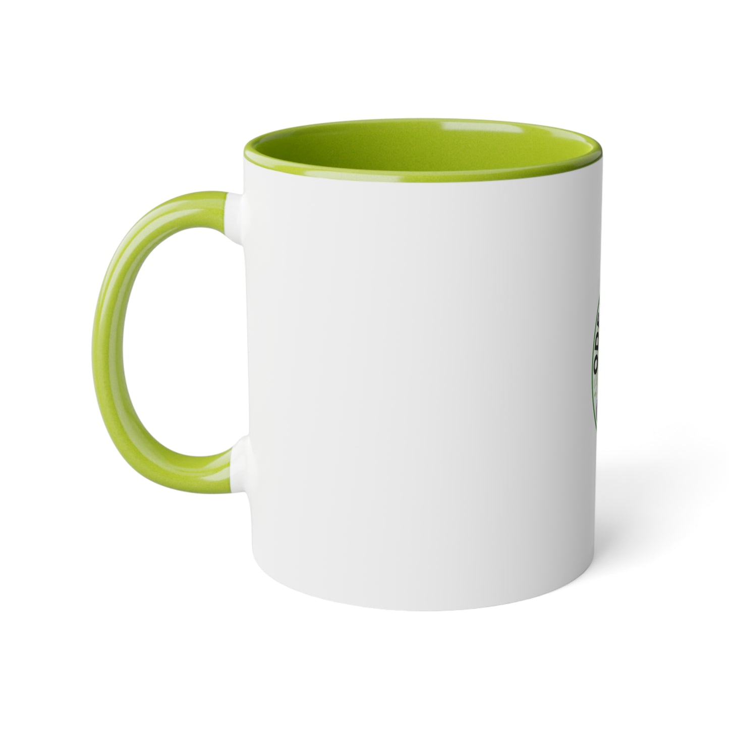 White Accent Mug Odense Petaque, 11oz