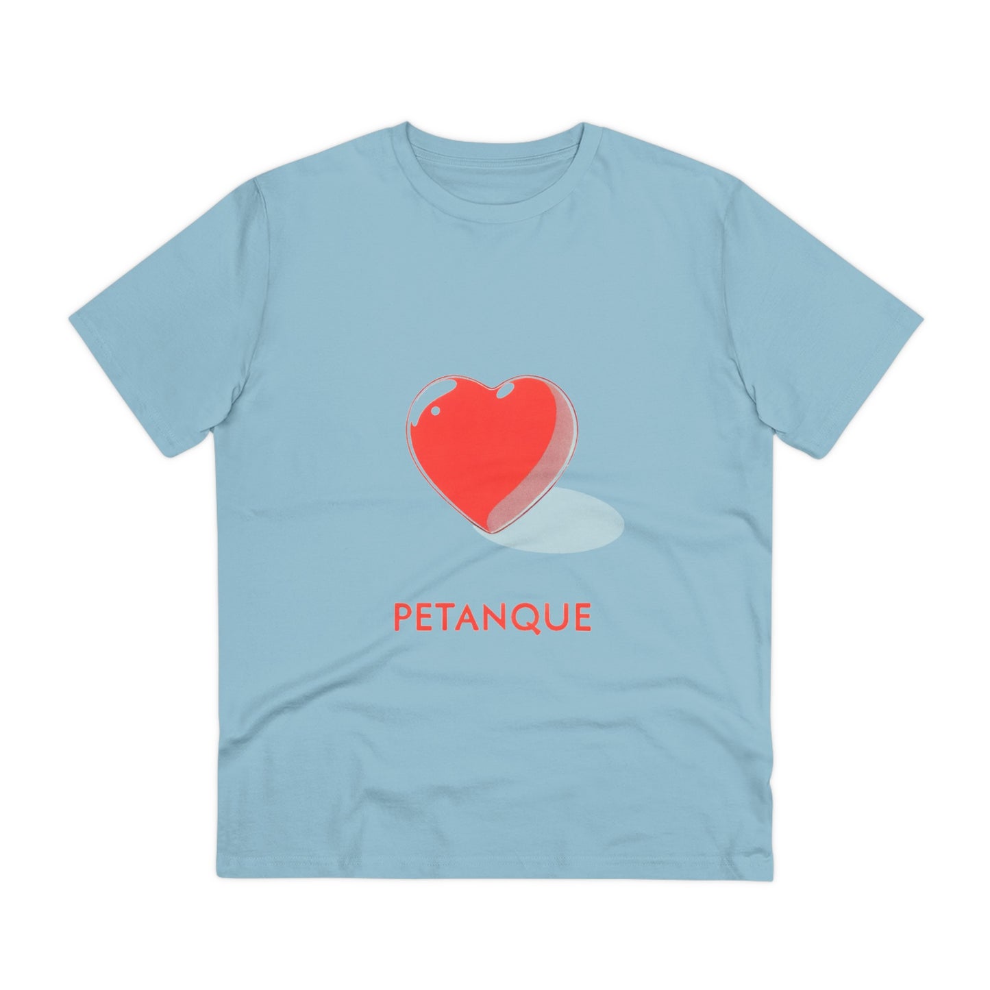 Organic T-shirt - Heart with Boule Shadow