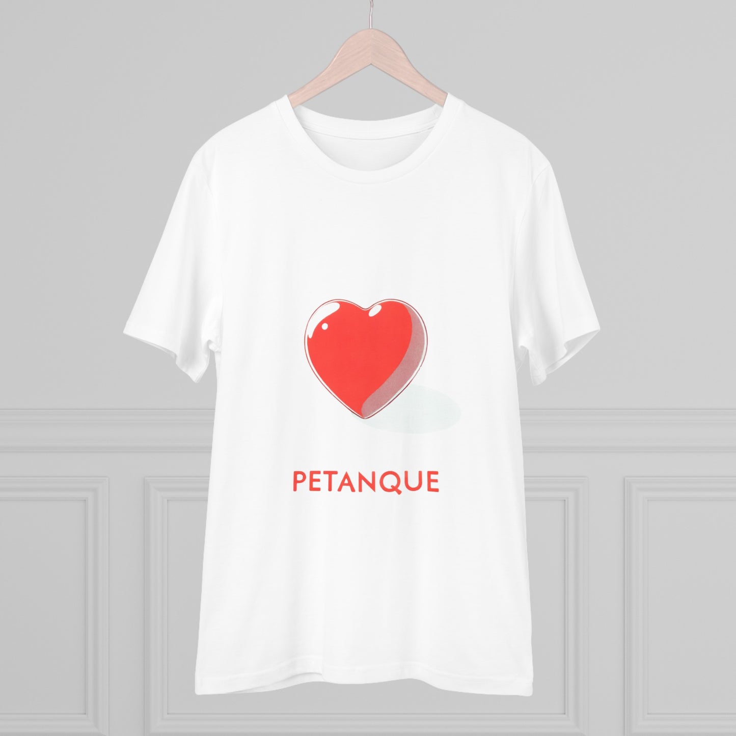 Organic T-shirt - Heart with Boule Shadow