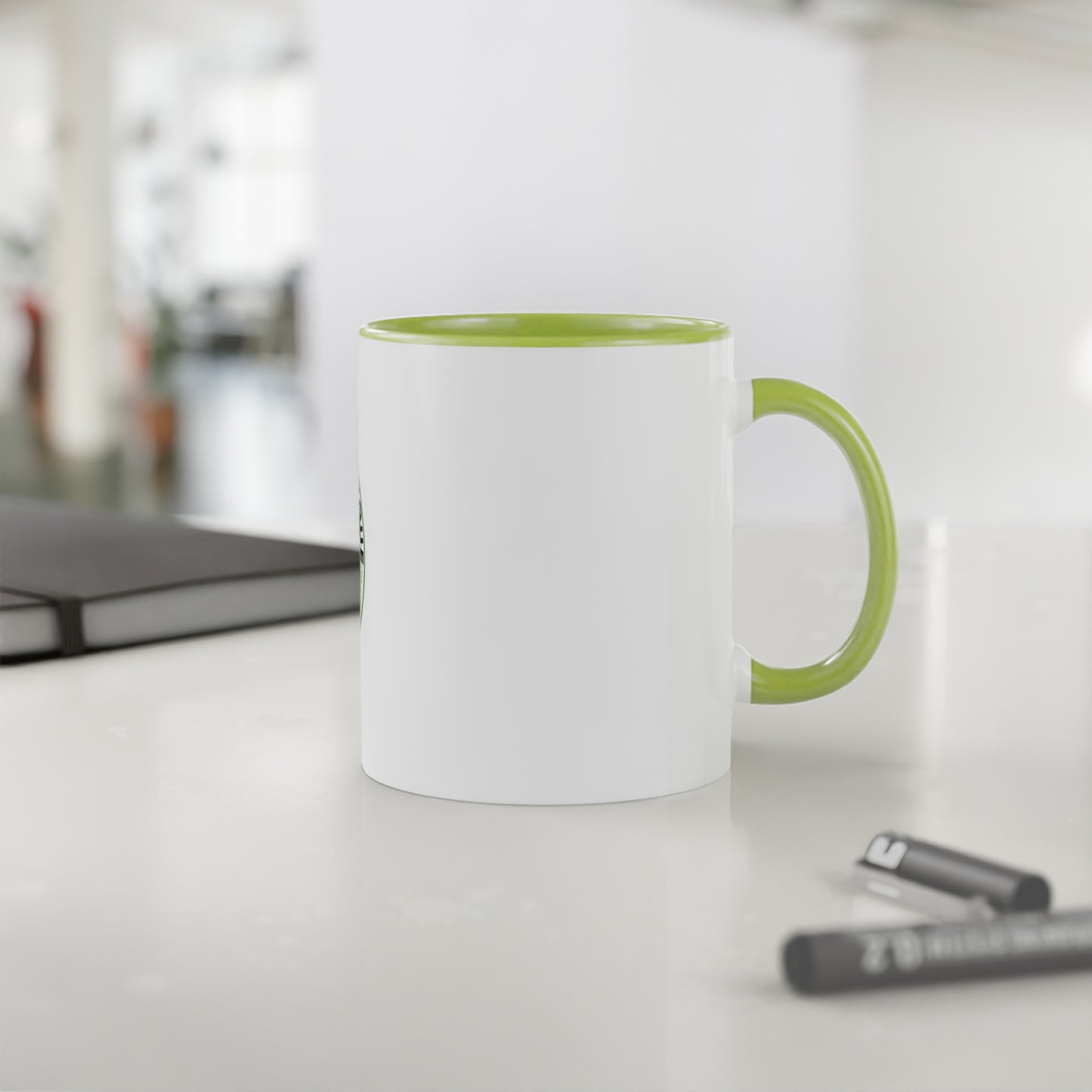 White Accent Mug Odense Petaque, 11oz