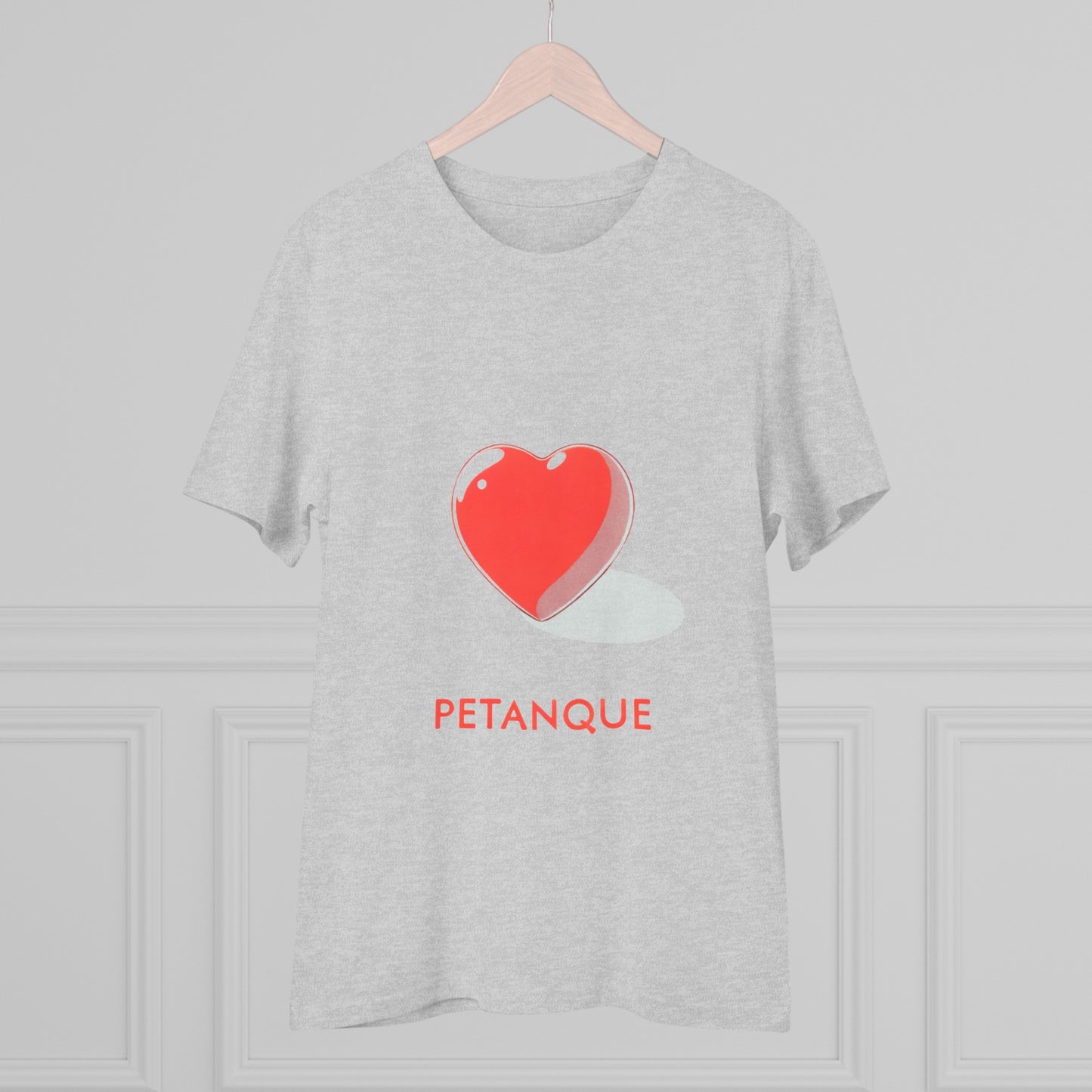 Organic T-shirt - Heart with Boule Shadow