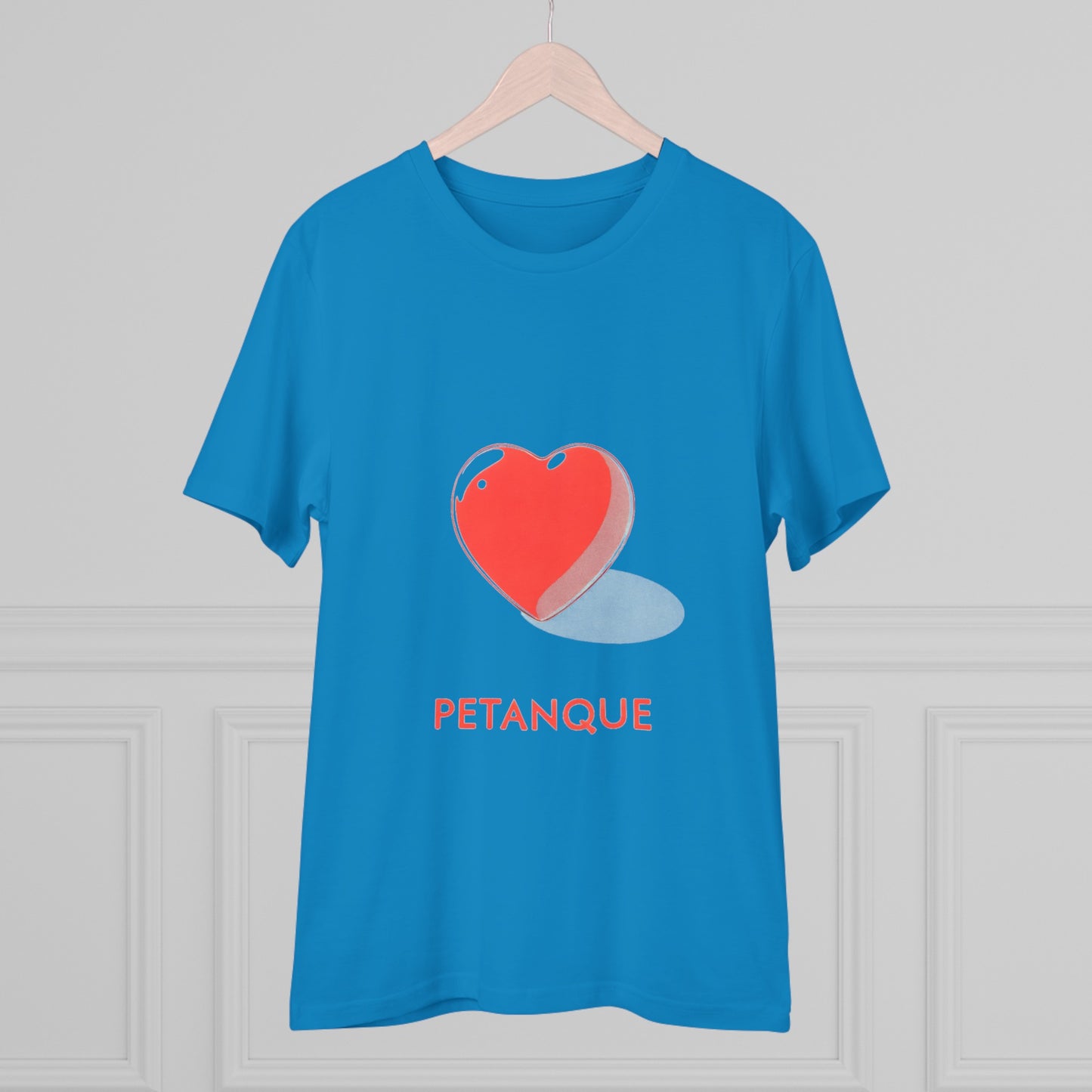 Organic T-shirt - Heart with Boule Shadow