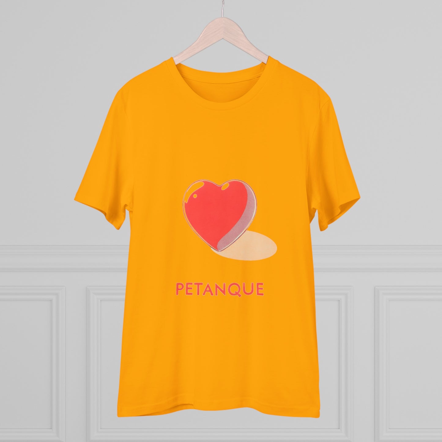 Organic T-shirt - Heart with Boule Shadow