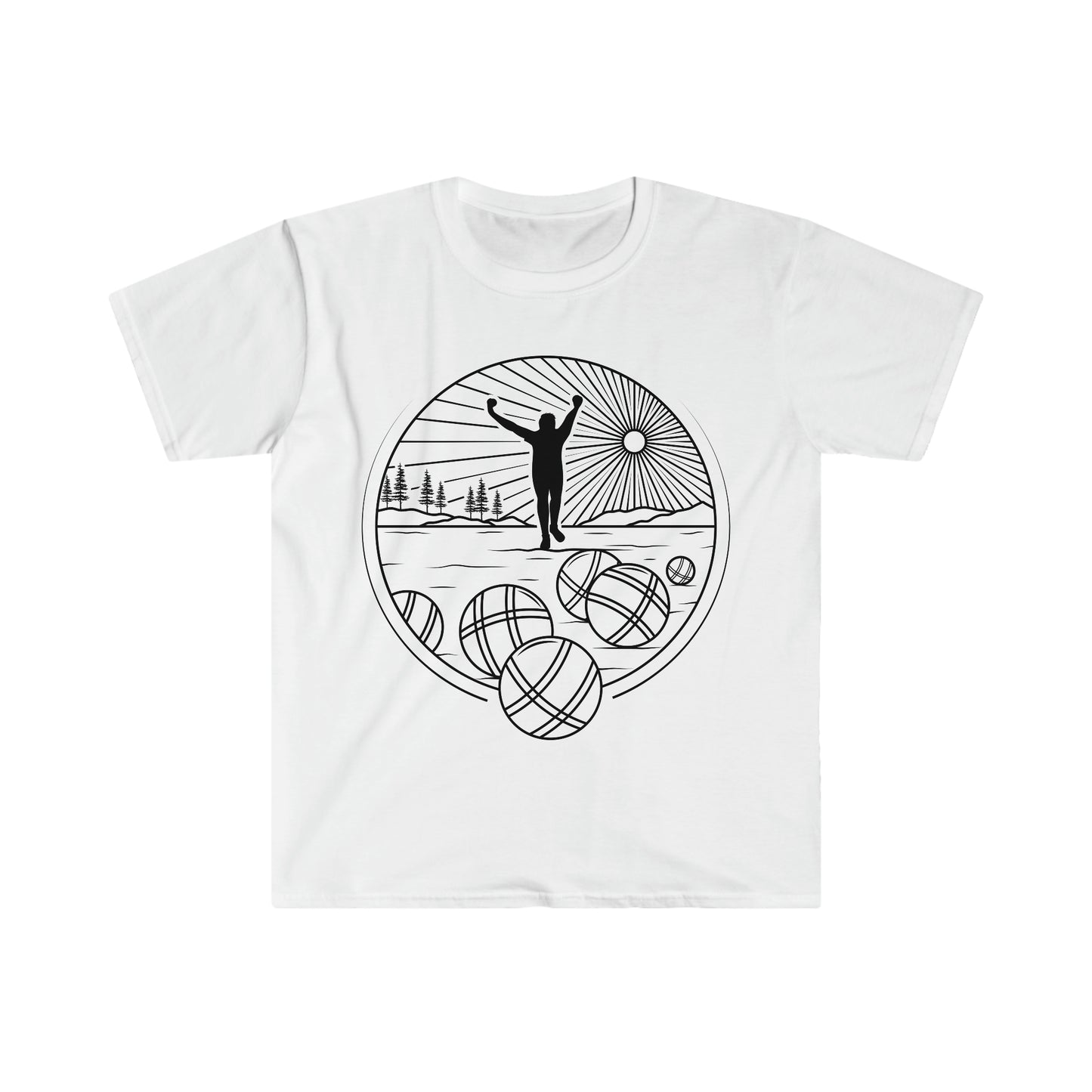 Unisex Softstyle Petanque T-Shirt