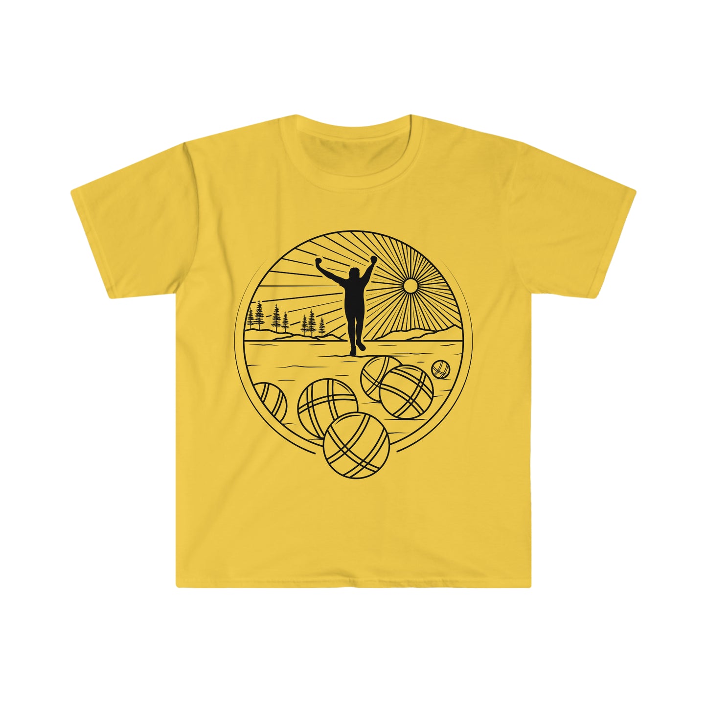 Unisex Softstyle Petanque T-Shirt