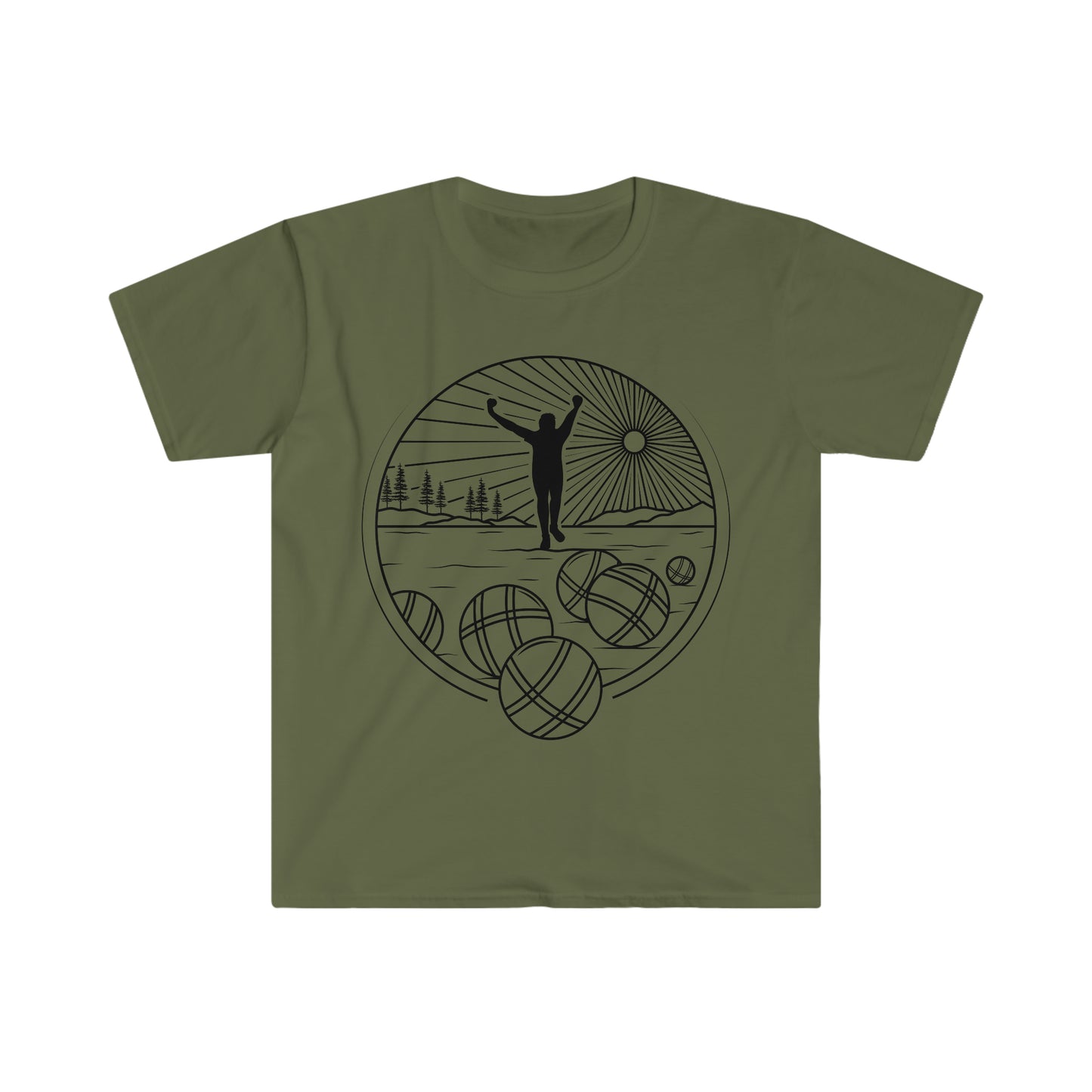 Unisex Softstyle Petanque T-Shirt