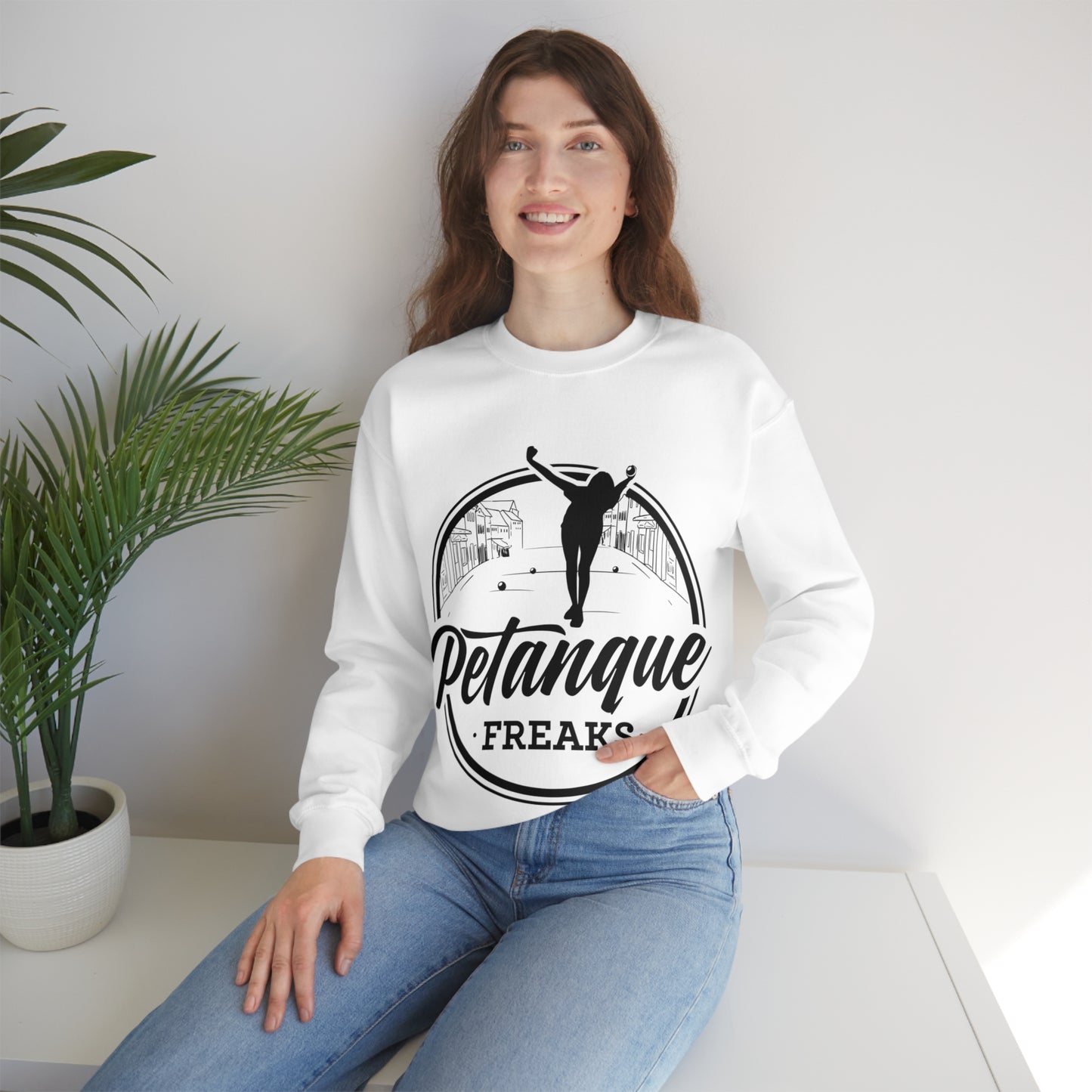 Unisex Heavy Blend™ Crewneck Petanque Freaks Sweatshirt