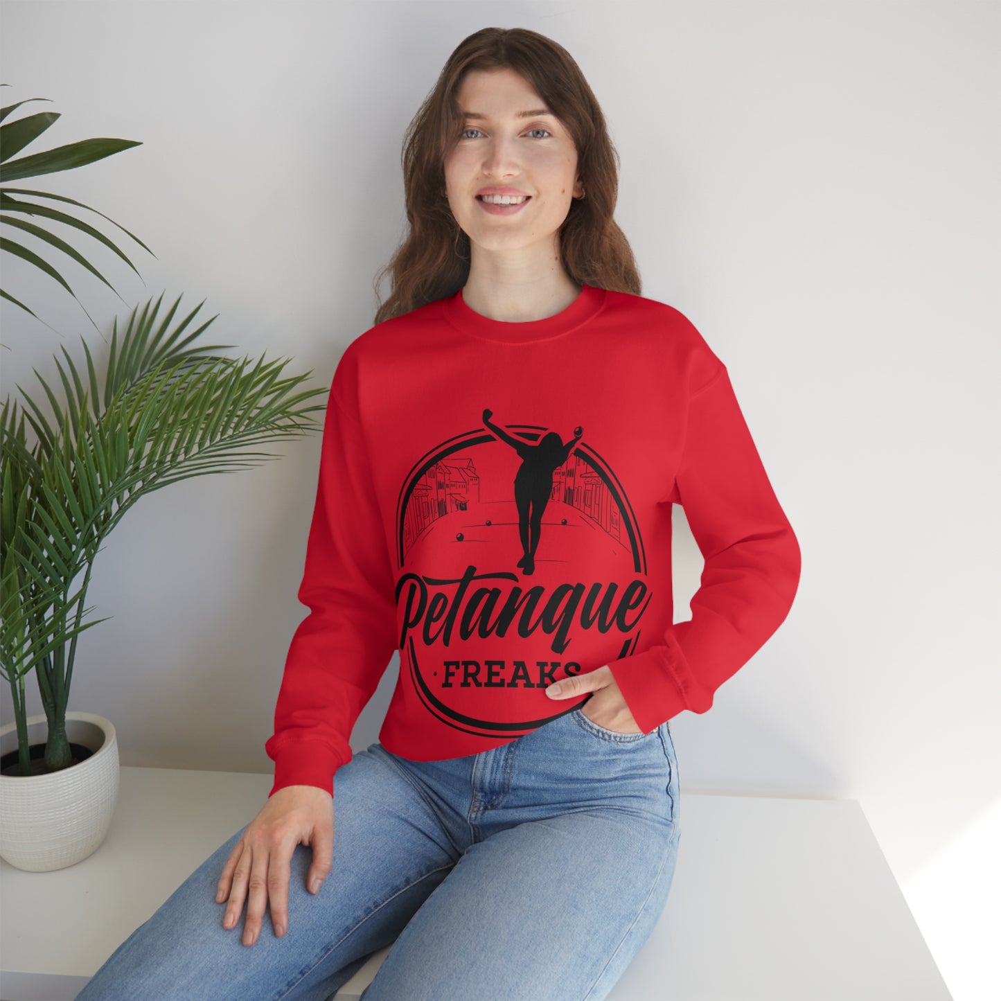 Unisex Heavy Blend™ Crewneck Petanque Freaks Sweatshirt