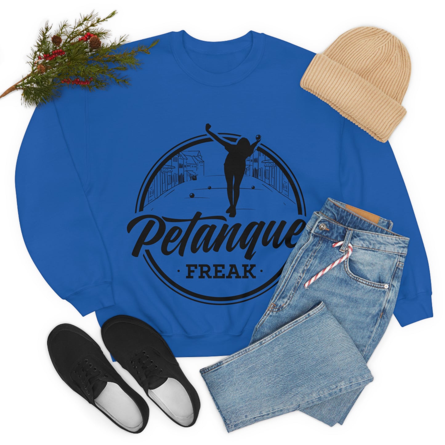 Unisex Heavy Blend™ Crewneck Petanque Freak Sweatshirt