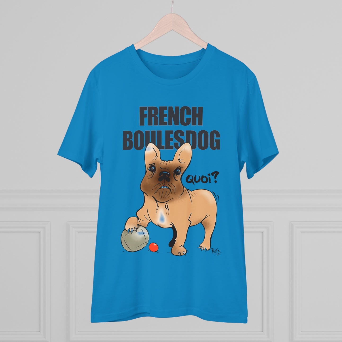 Organic T-shirt - French Boulesdog by Refn