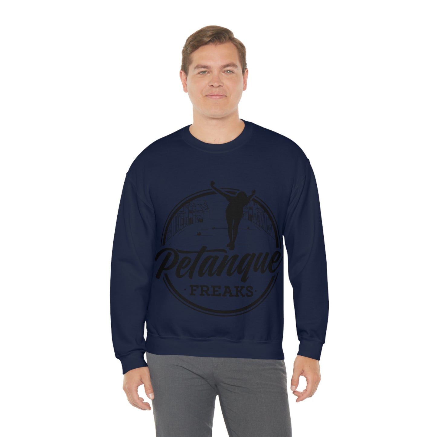 Unisex Heavy Blend™ Crewneck Petanque Freaks Sweatshirt