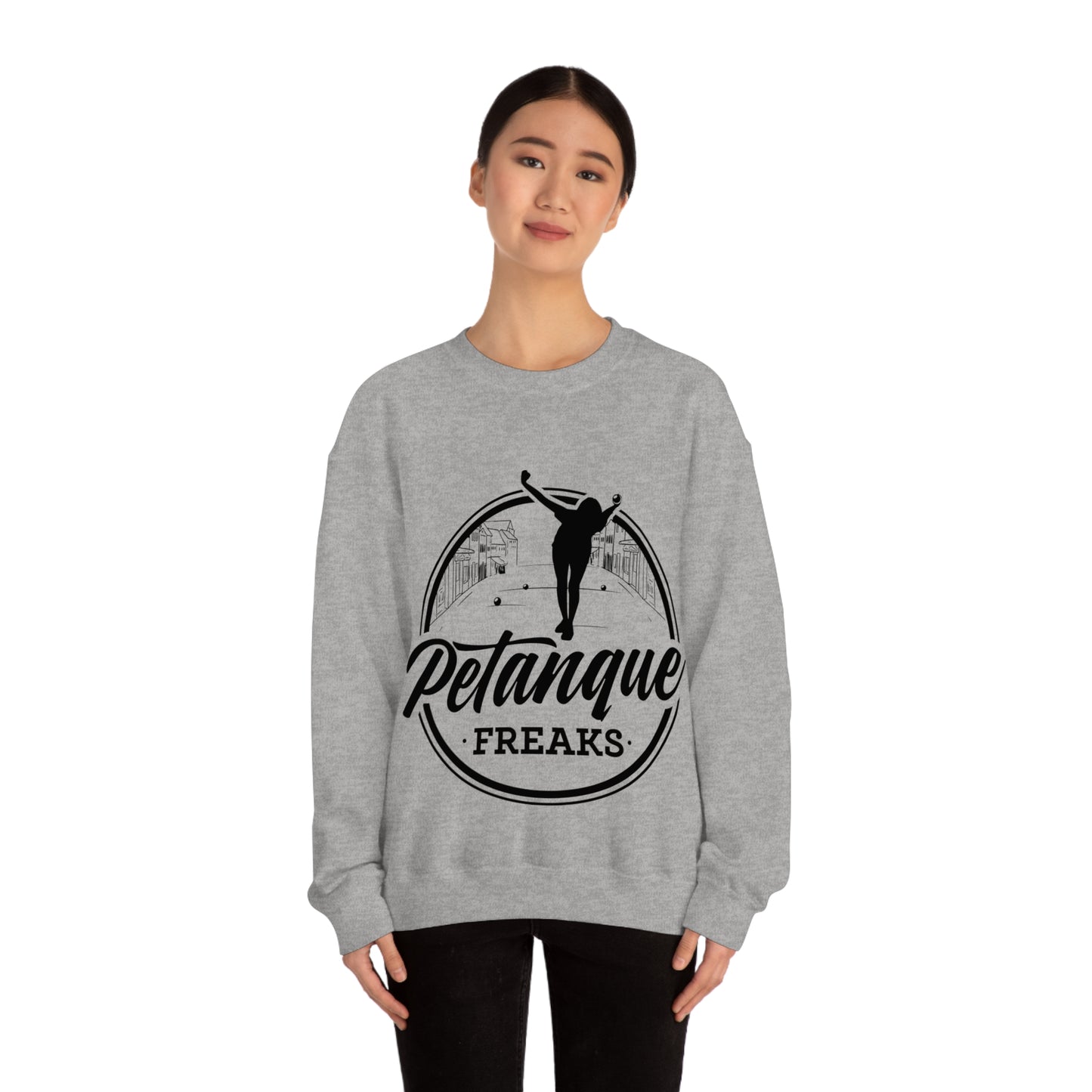 Unisex Heavy Blend™ Crewneck Petanque Freaks Sweatshirt