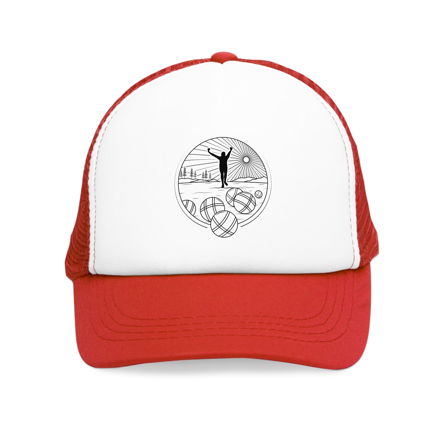 Mesh Petanque Design Cap