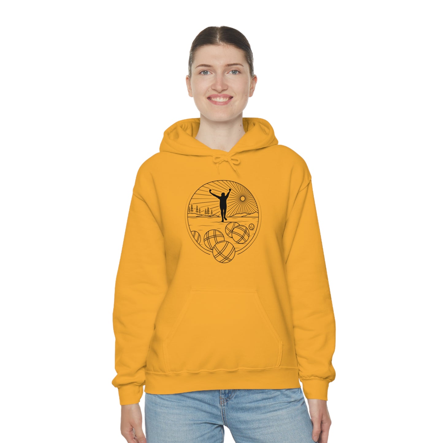 Unisex Heavy Blend™ Hooded Petanque Sweatshirt