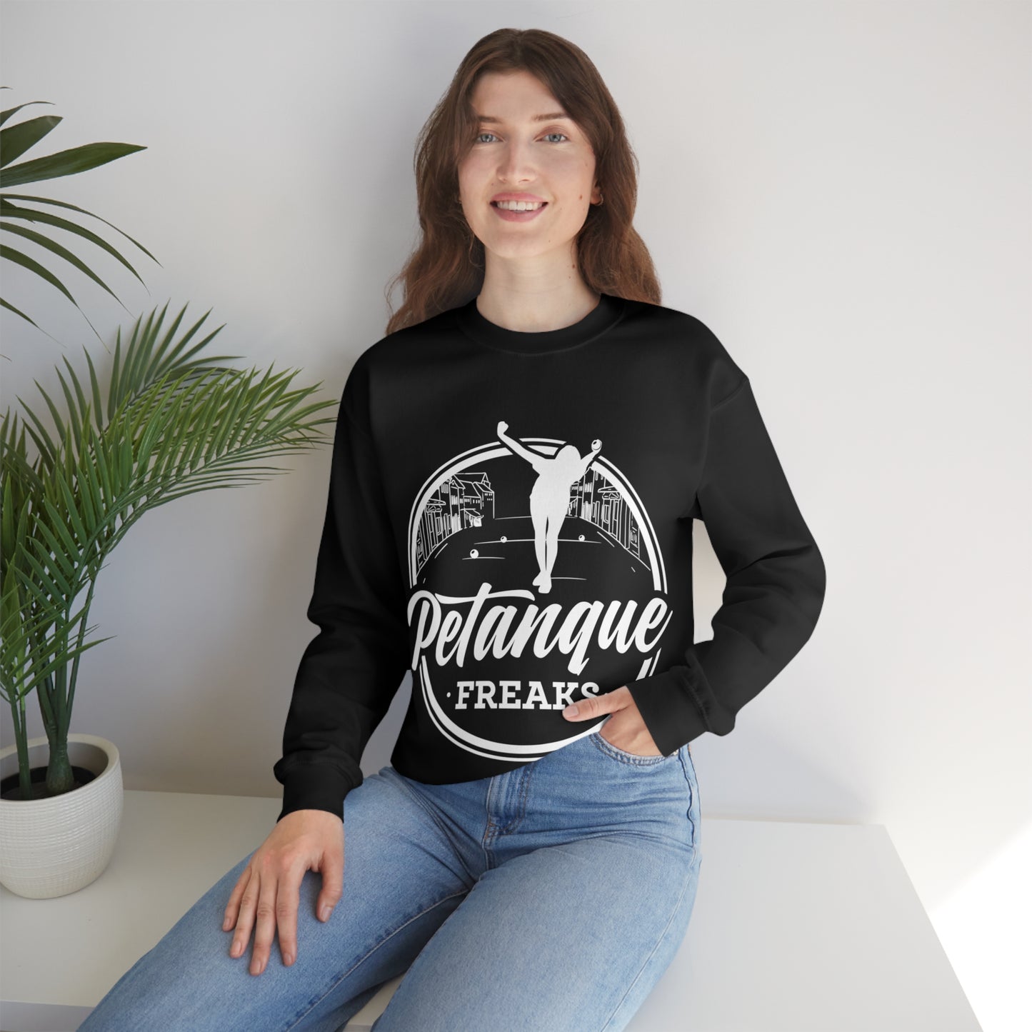 Unisex Heavy Blend™ Crewneck Petanque Freaks Sweatshirt