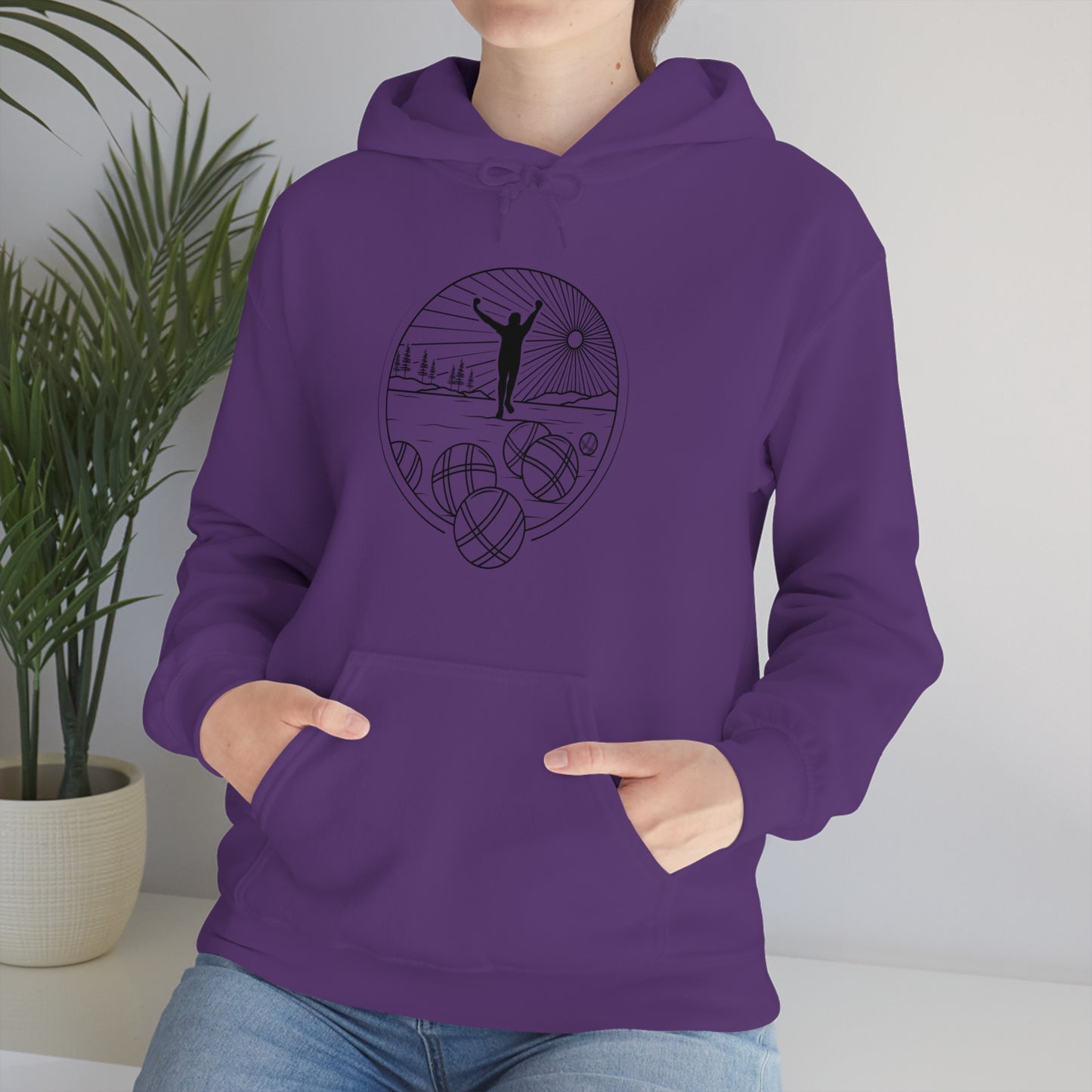 Unisex Heavy Blend™ Hooded Petanque Sweatshirt