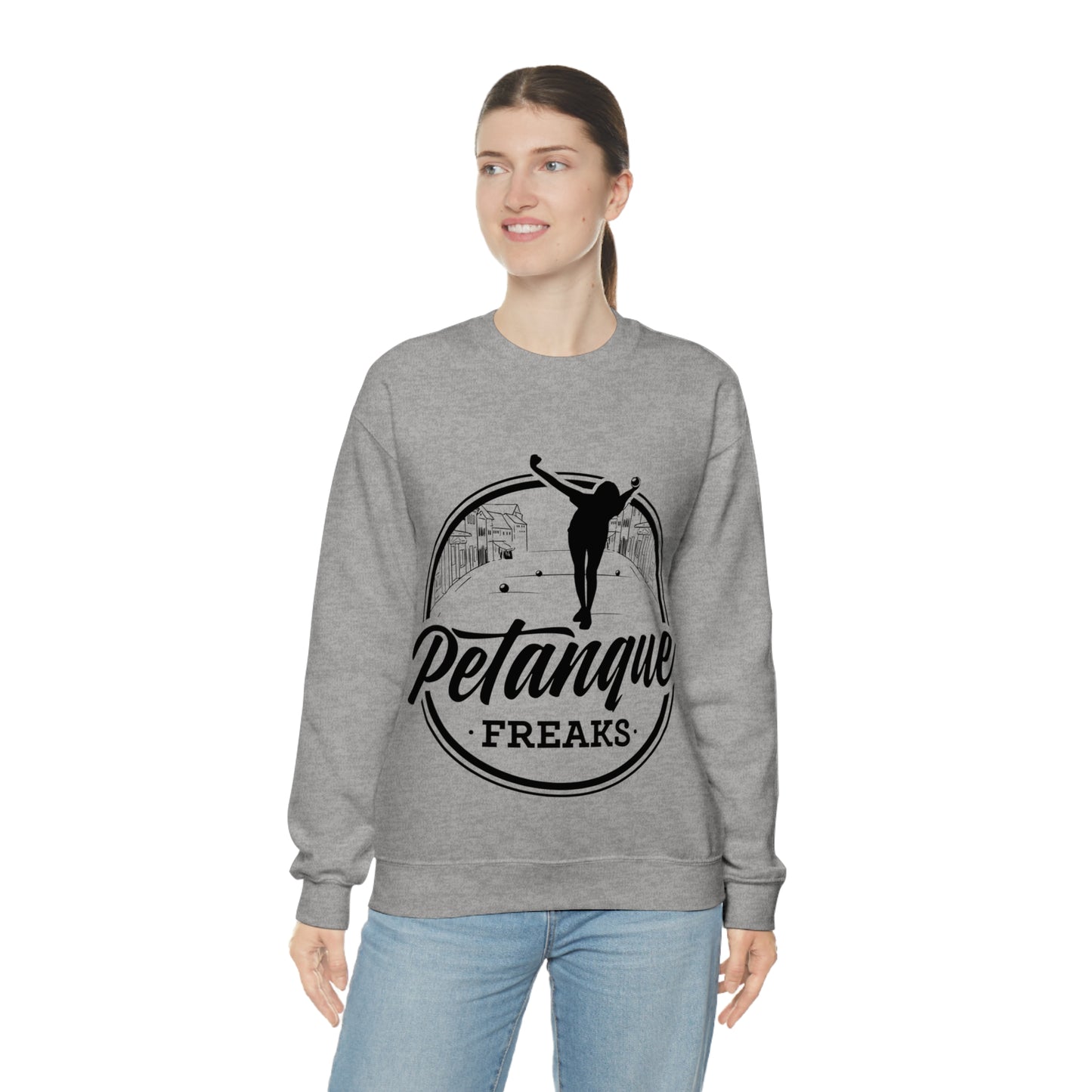 Unisex Heavy Blend™ Crewneck Petanque Freaks Sweatshirt