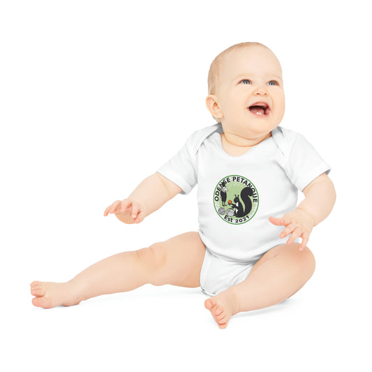 Baby Organic Short Sleeve Bodysuit Odense Petanque