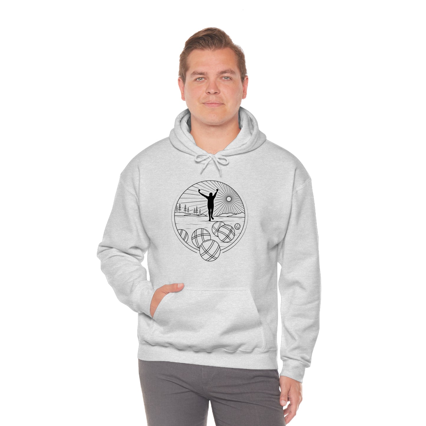 Unisex Heavy Blend™ Hooded Petanque Sweatshirt