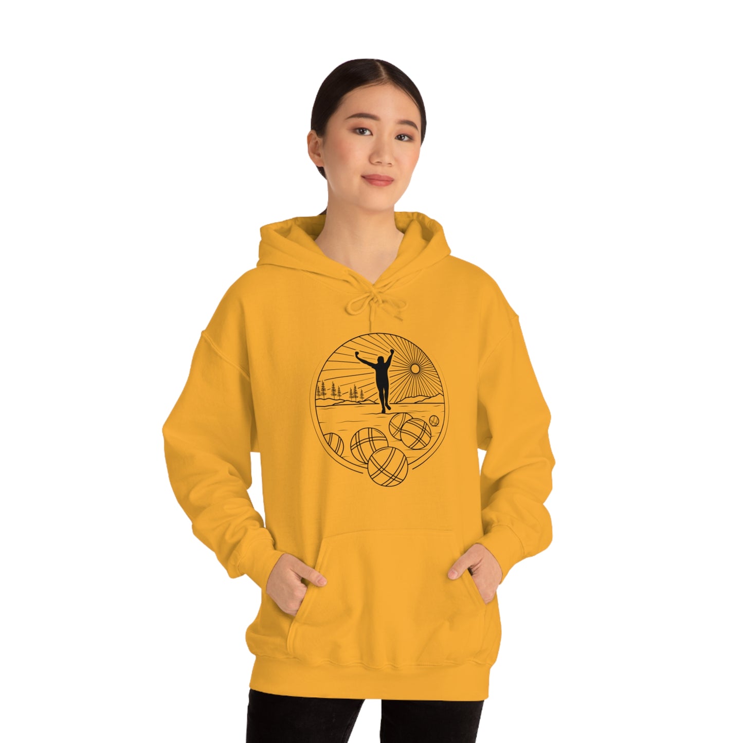 Unisex Heavy Blend™ Hooded Petanque Sweatshirt