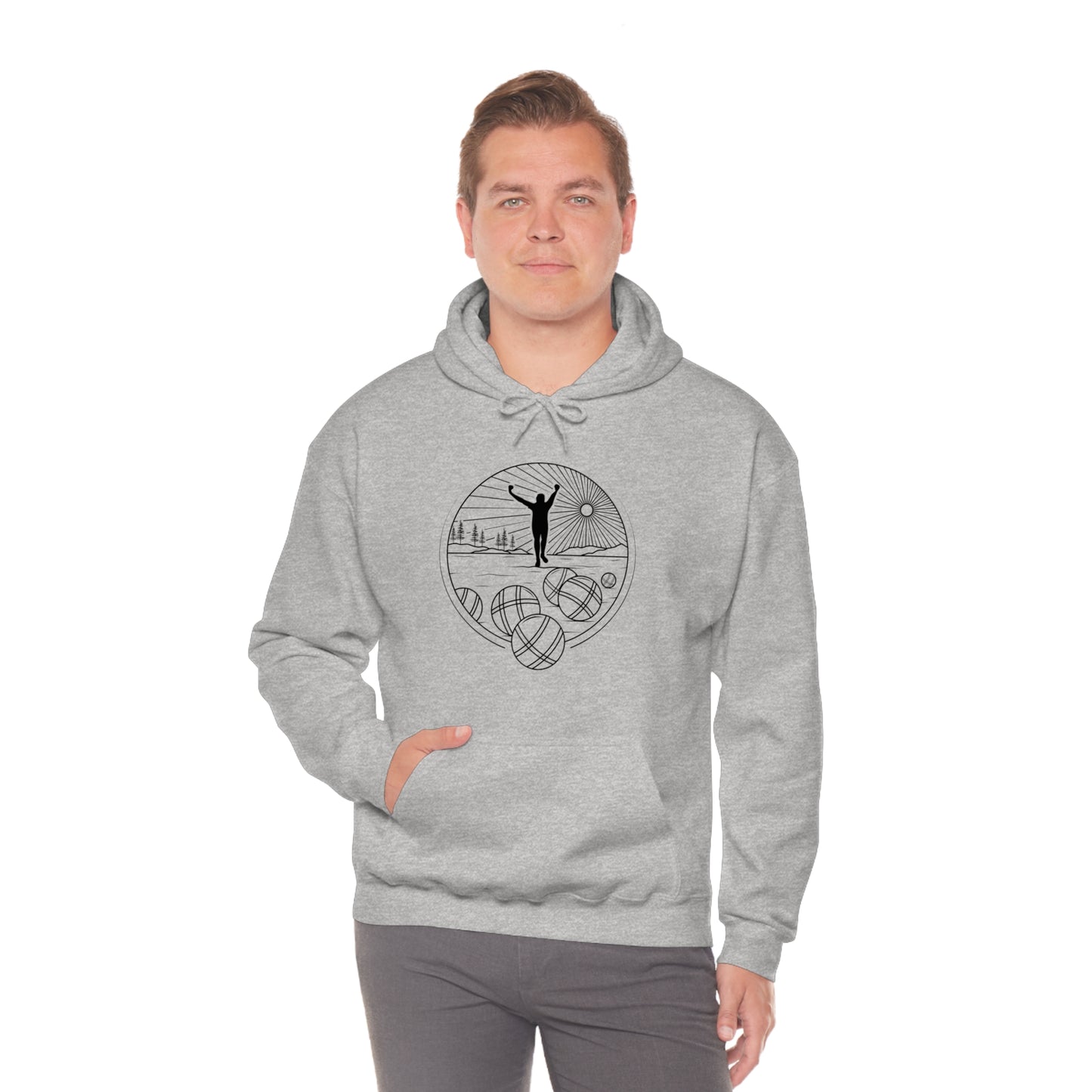 Unisex Heavy Blend™ Hooded Petanque Sweatshirt