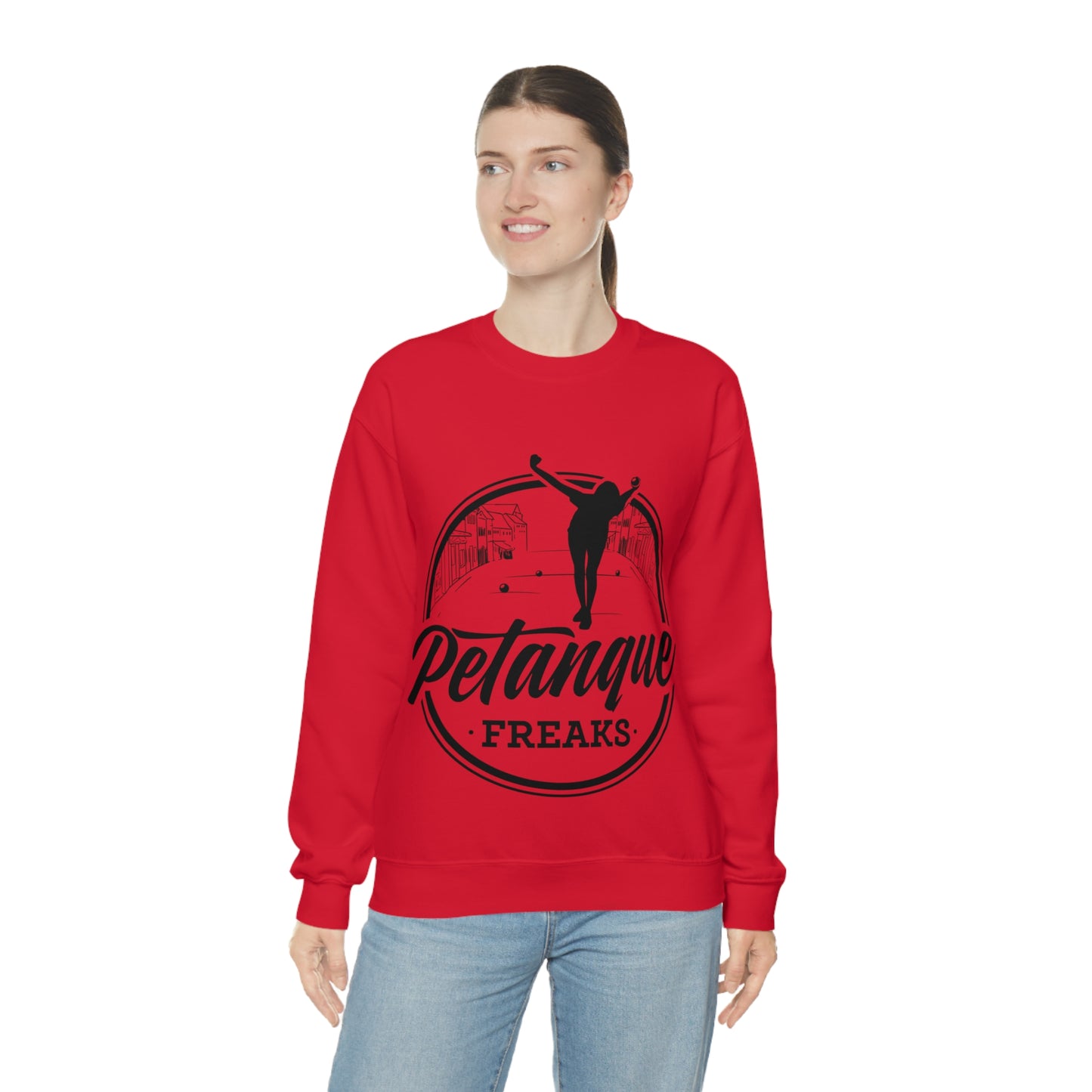 Unisex Heavy Blend™ Crewneck Petanque Freaks Sweatshirt