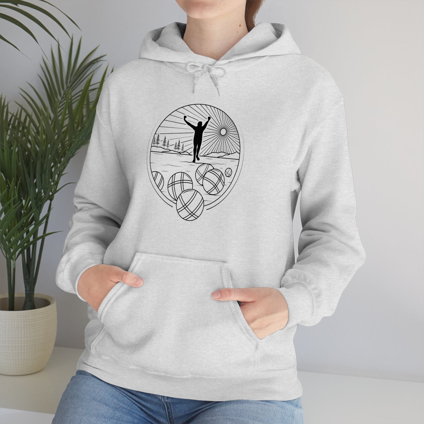 Unisex Heavy Blend™ Hooded Petanque Sweatshirt