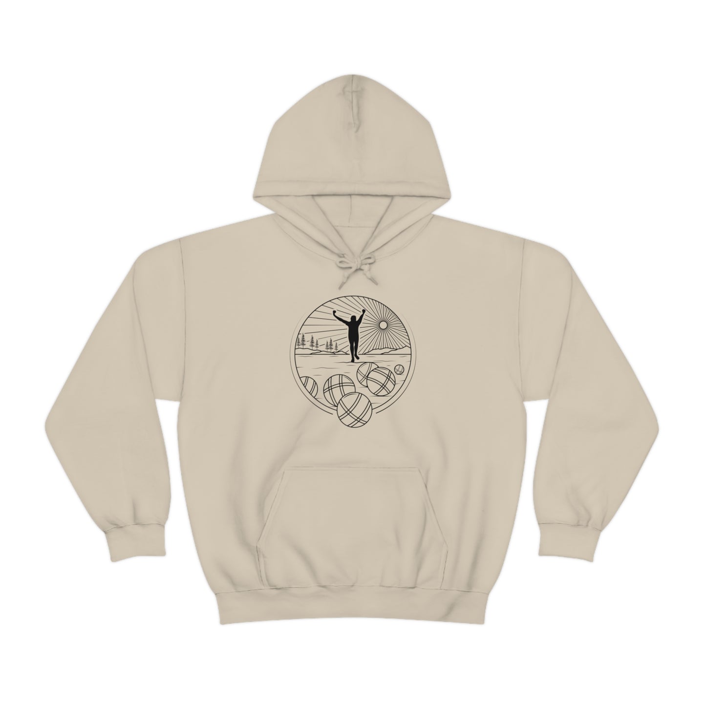 Unisex Heavy Blend™ Hooded Petanque Sweatshirt