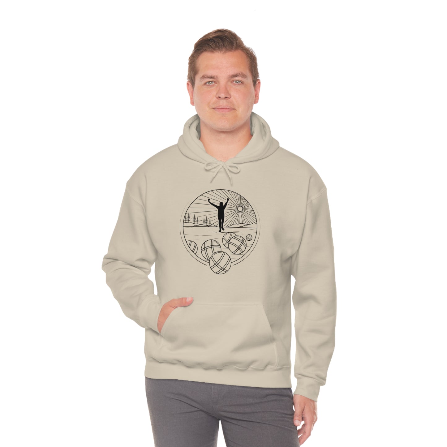 Unisex Heavy Blend™ Hooded Petanque Sweatshirt