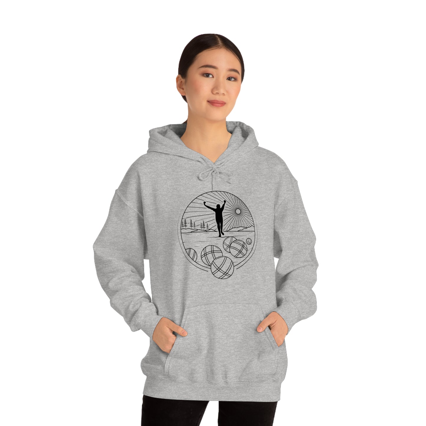 Unisex Heavy Blend™ Hooded Petanque Sweatshirt