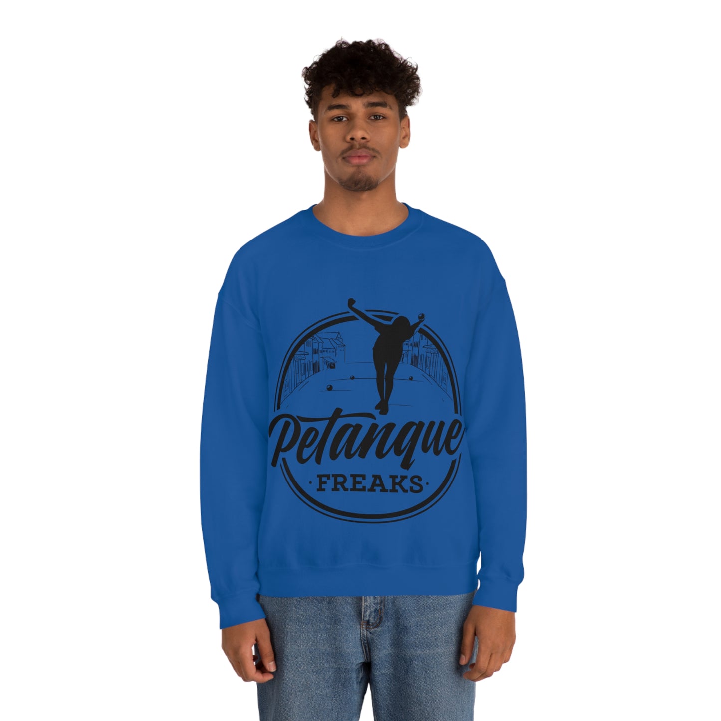 Unisex Heavy Blend™ Crewneck Petanque Freaks Sweatshirt