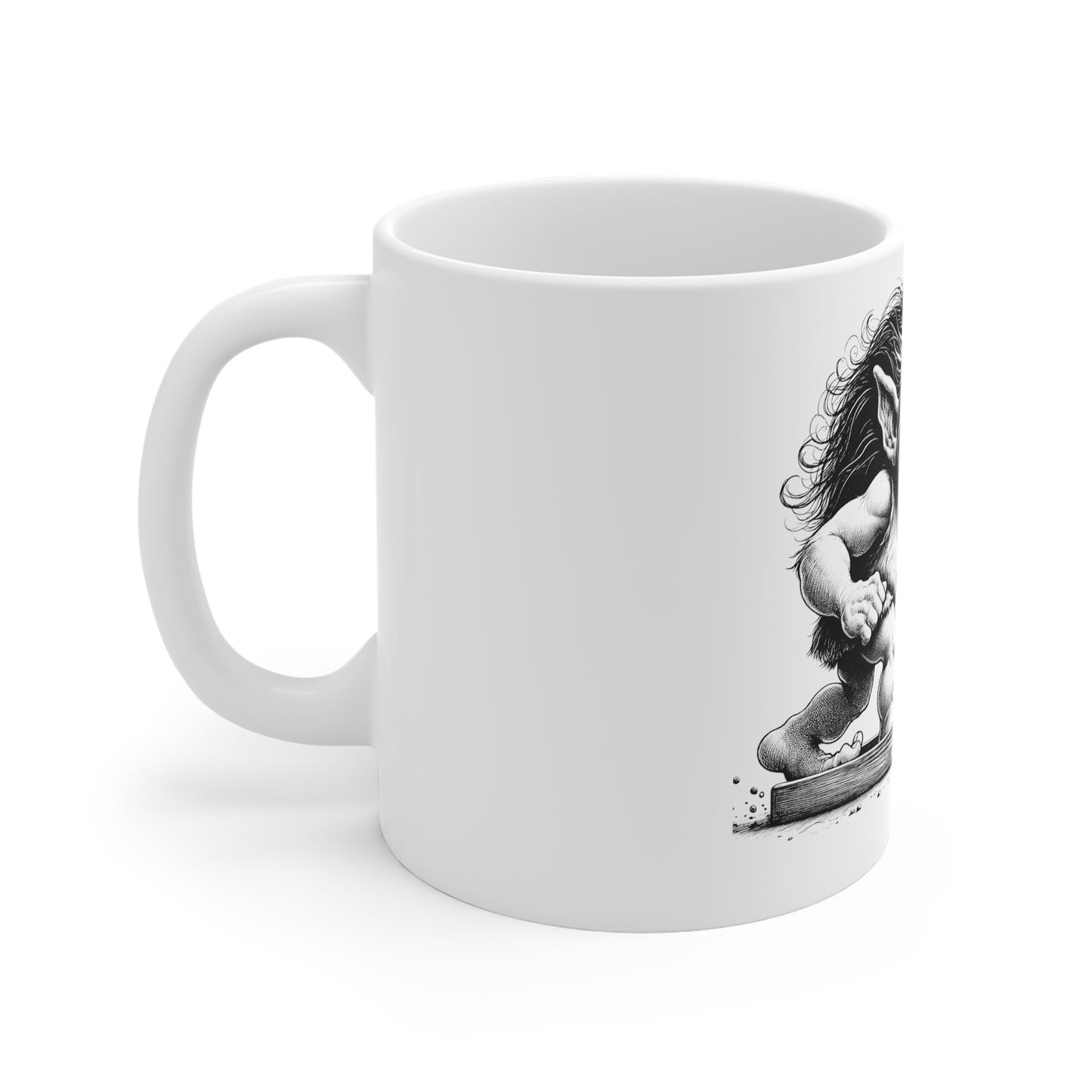 11oz White Mug Trolden