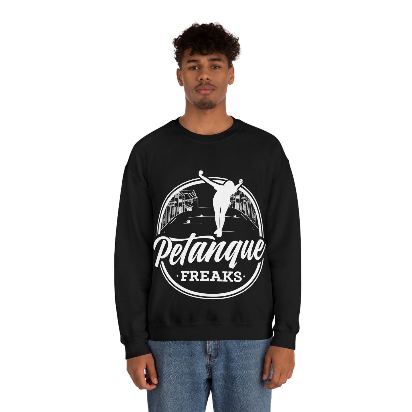 Unisex Heavy Blend™ Crewneck Petanque Freaks Sweatshirt