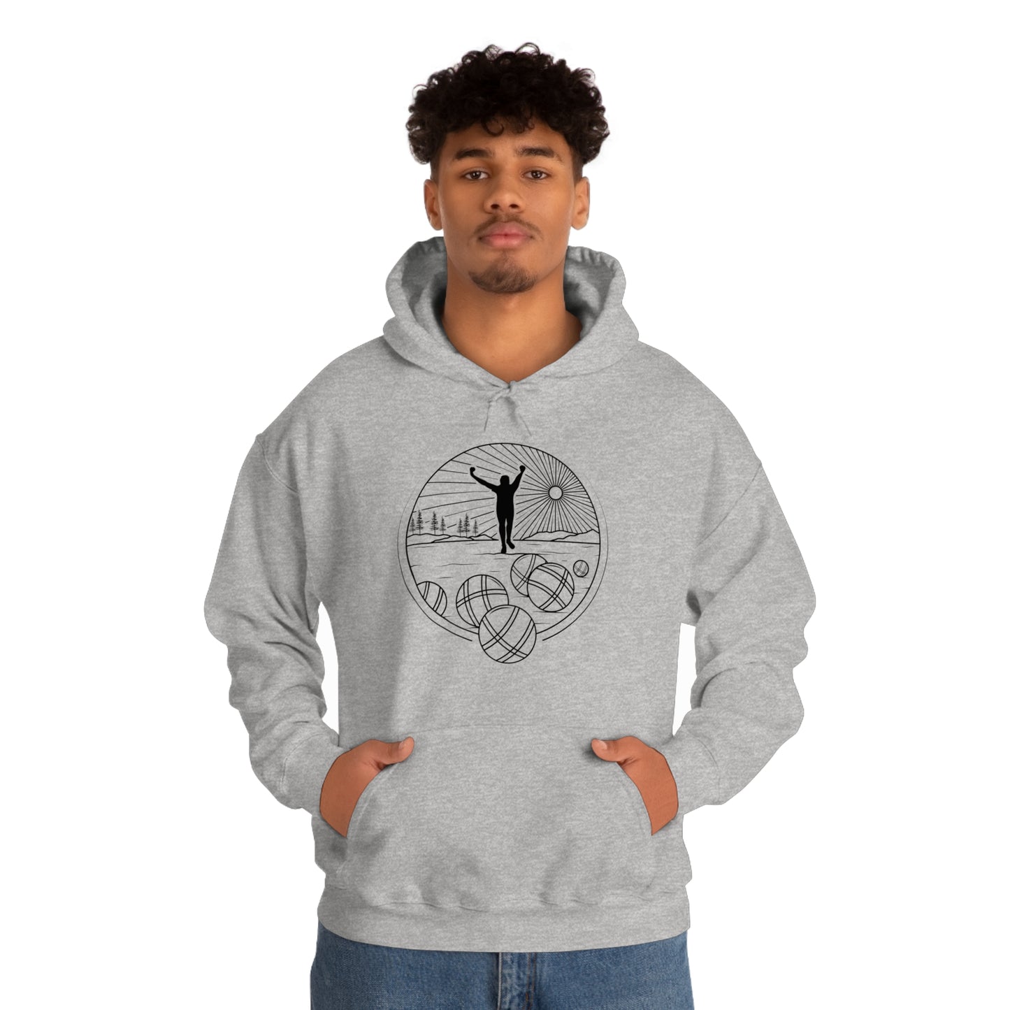 Unisex Heavy Blend™ Hooded Petanque Sweatshirt