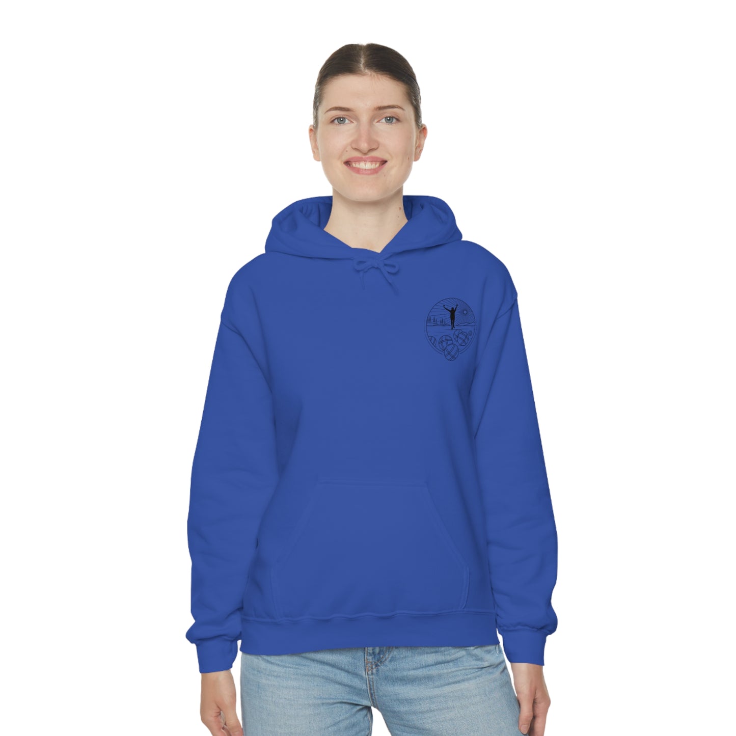 Unisex Heavy Blend Hooded Petanque Design Sweatshirt