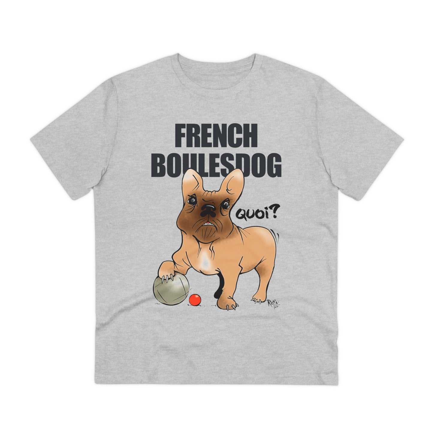 Organic T-shirt - French Boulesdog by Refn