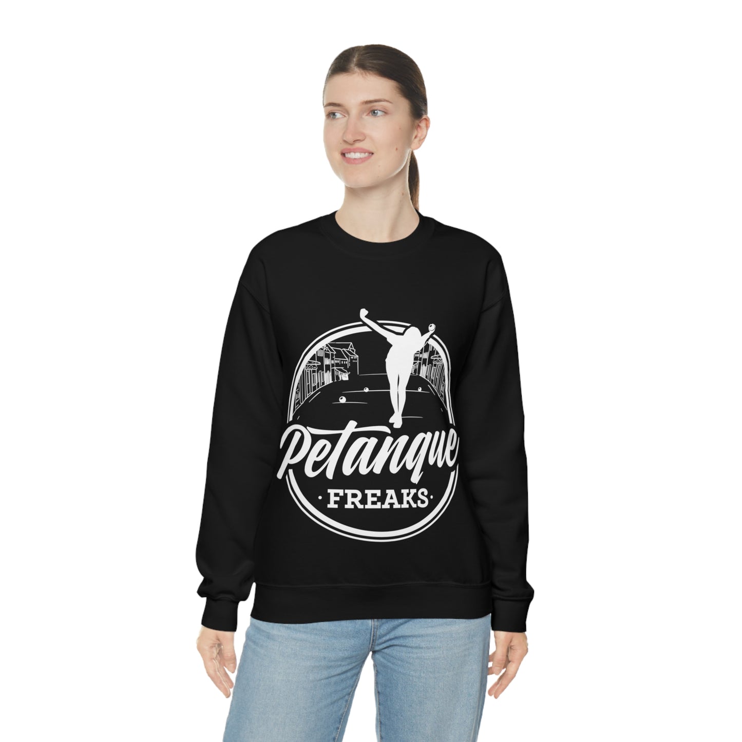 Unisex Heavy Blend™ Crewneck Petanque Freaks Sweatshirt