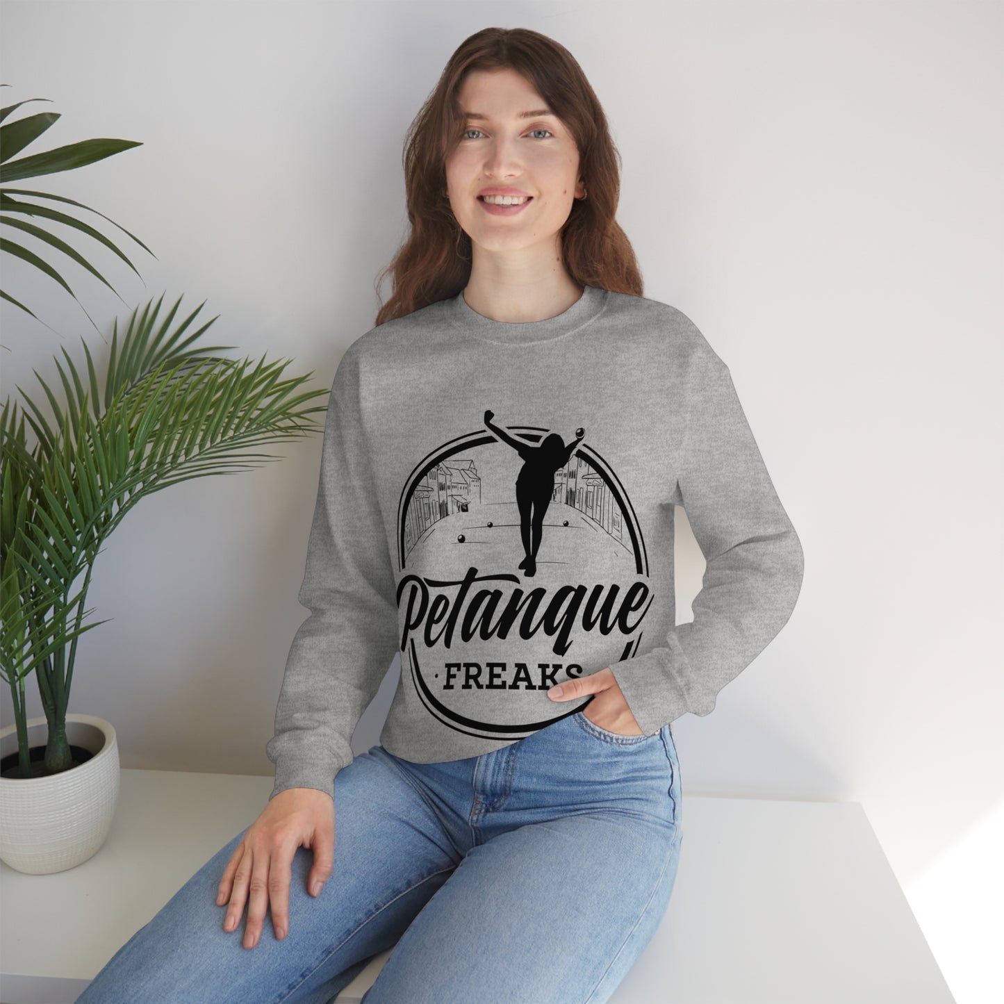 Unisex Heavy Blend™ Crewneck Petanque Freaks Sweatshirt