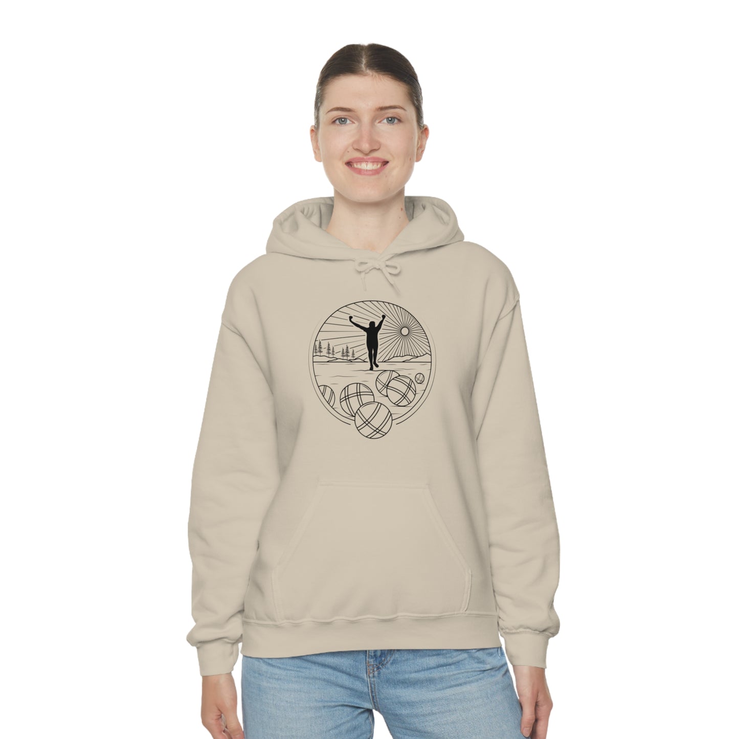 Unisex Heavy Blend™ Hooded Petanque Sweatshirt