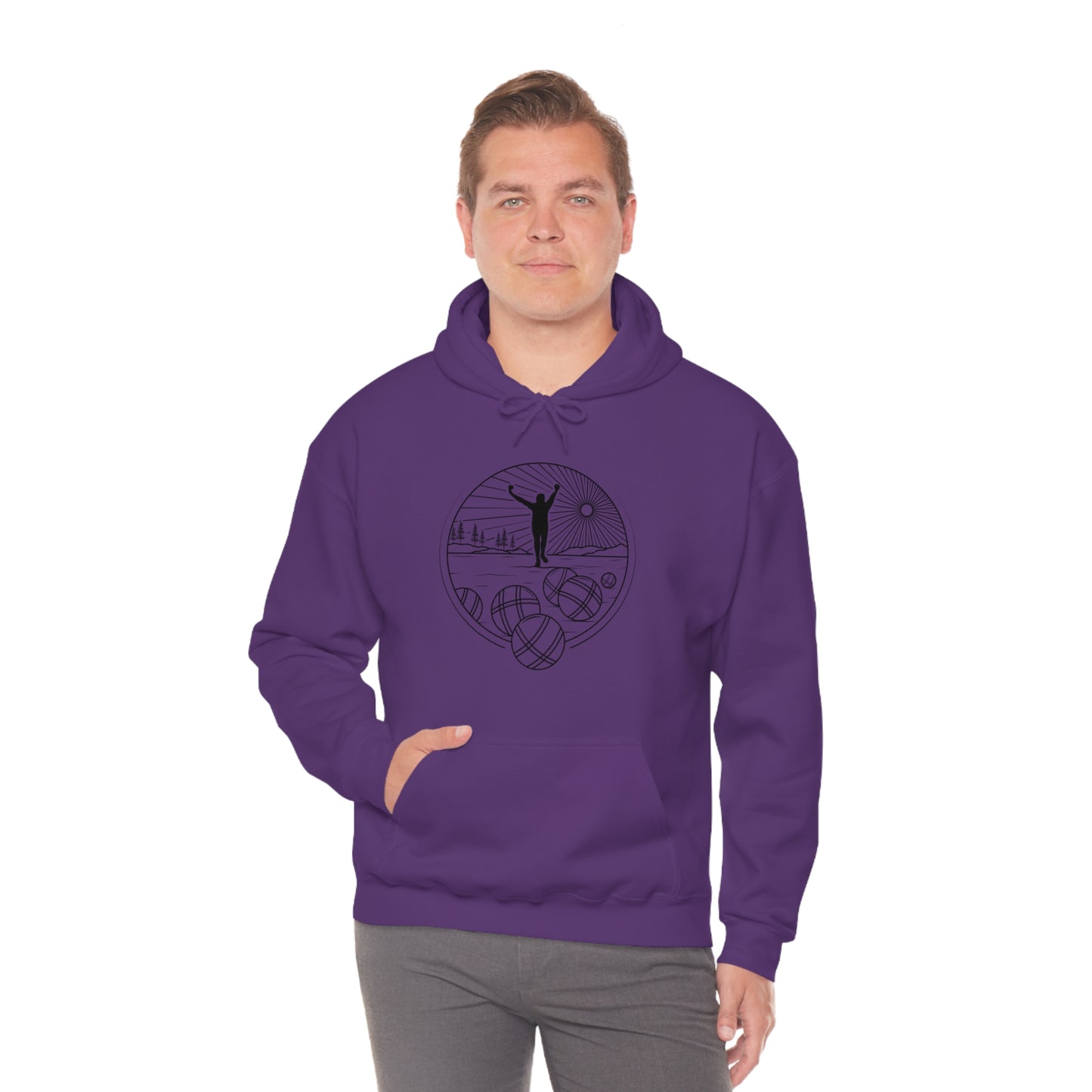 Unisex Heavy Blend™ Hooded Petanque Sweatshirt