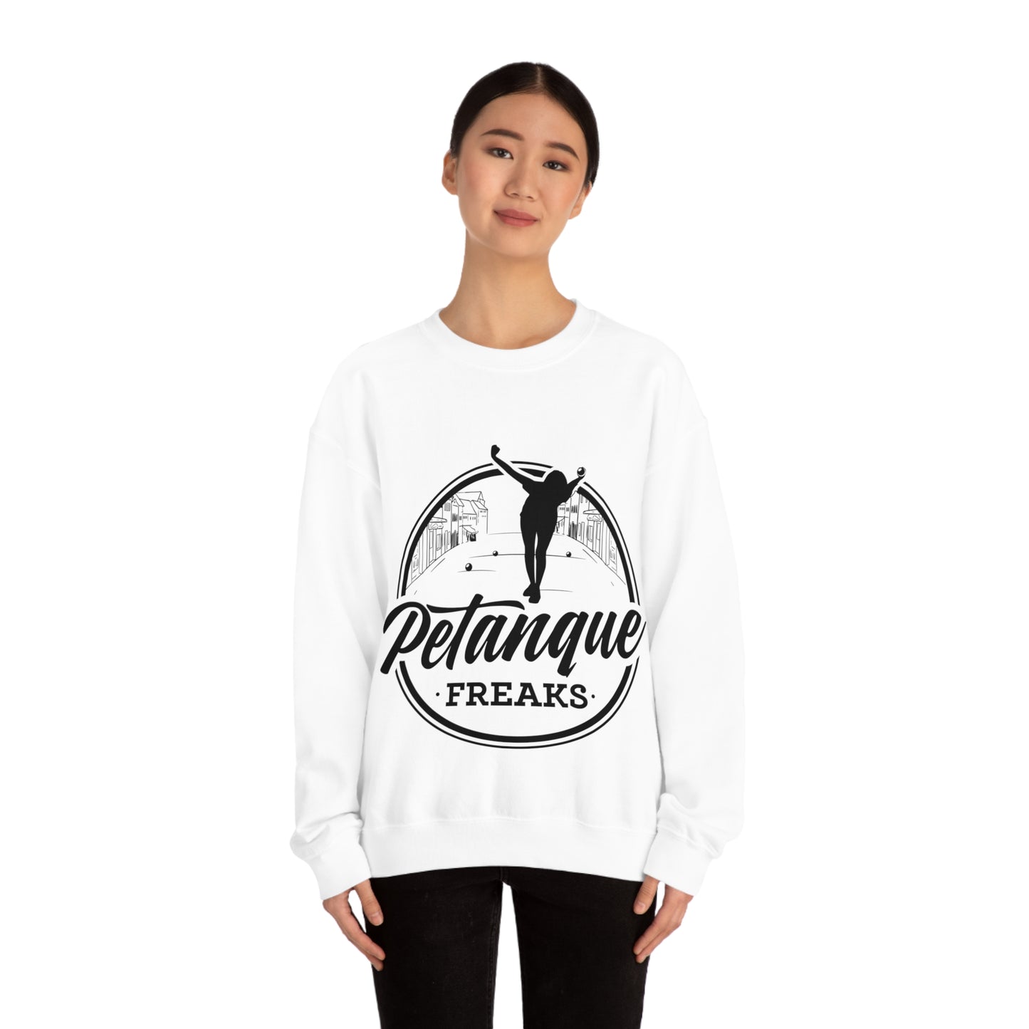 Unisex Heavy Blend™ Crewneck Petanque Freaks Sweatshirt