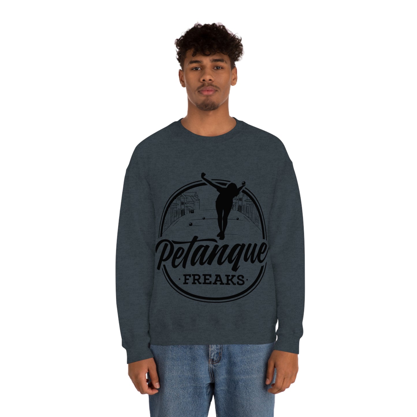 Unisex Heavy Blend™ Crewneck Petanque Freaks Sweatshirt