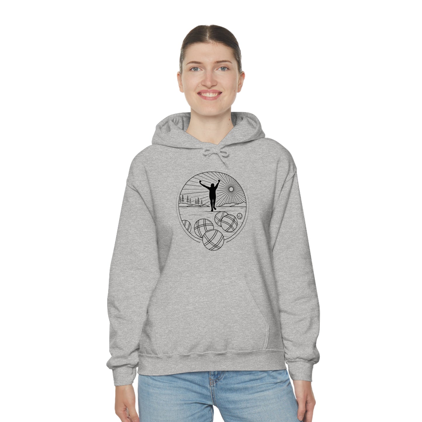 Unisex Heavy Blend™ Hooded Petanque Sweatshirt