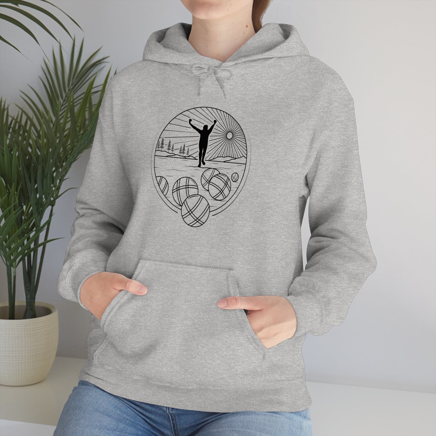 Unisex Heavy Blend™ Hooded Petanque Sweatshirt